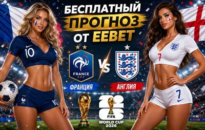 Прогноз на Франция - Англия. Матч за 3-е место ЧМ 2026.