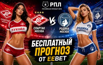 Прогноз на Спартак Москва - Родина. РПЛ - 1 тур.