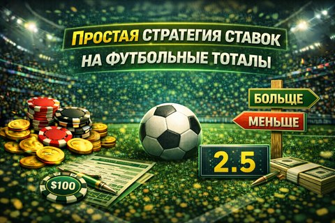 Простая стратегия ставок на футбольные тоталы ТБ/ТМ