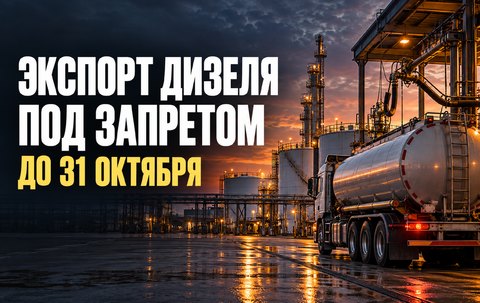Запрет на экспорт дизеля продлили до 31 октября 2026 года: что будет с топливом и ценами