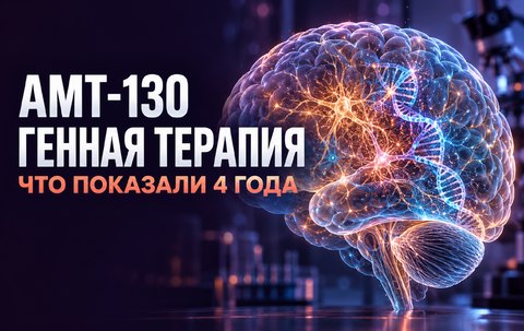 Генная терапия болезни Хантингтона AMT-130: что показали результаты за четыре года