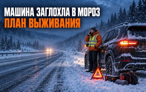 Машина заглохла зимой на трассе: как выжить в мороз и метель