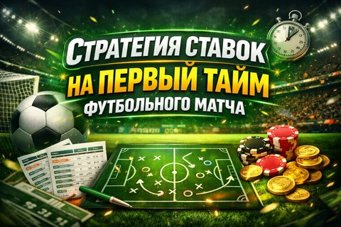 Стратегия ставок на первый тайм футбольного матча.