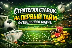 Стратегия ставок на первый тайм футбольного матча.