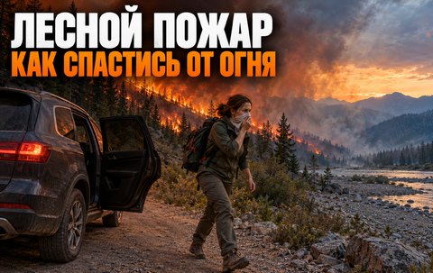 Как спастись от лесного пожара: что делать в лесу, машине и доме