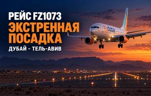 Рейс Flydubai FZ1073 Дубай - Тель-Авив: что произошло в кабине пилотов и как самолёт посадили в Саудовской Аравии
