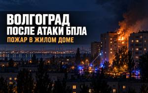 Атака БПЛА на Волгоград 2 октября: что известно о пожаре в доме и пострадавшем