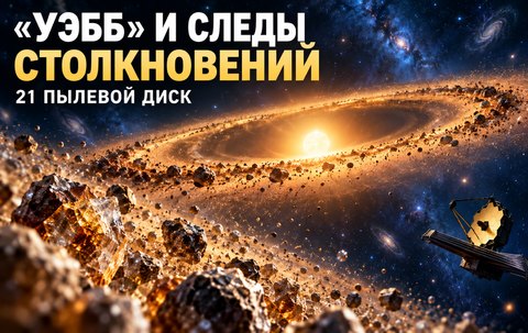 «Джеймс Уэбб» исследовал следы древних столкновений: что космическая пыль рассказывает о планетах