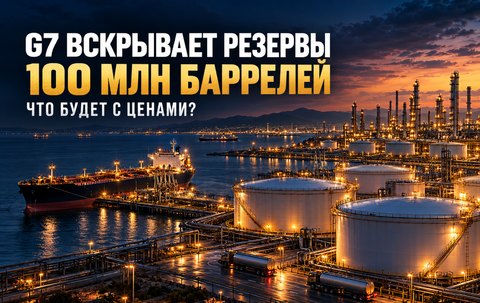 G7 открывает топливные резервы: почему 100 млн баррелей не означают мгновенного снижения цен