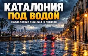 Наводнение в Каталонии: что случилось 3-4 октября и что важно знать путешественникам