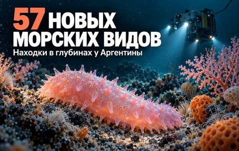 57 новых морских видов у Аргентины: что скрывал каньон Мар-дель-Плата