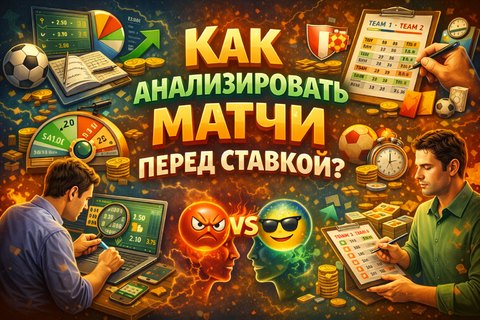 Как анализировать матчи перед ставкой - пошаговый план.