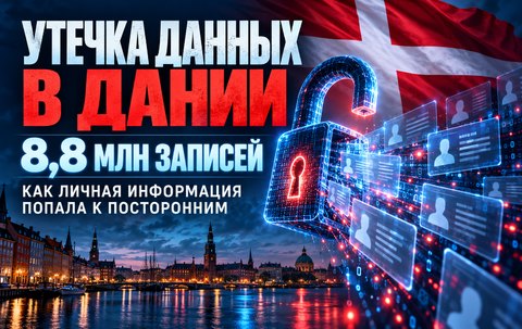 В Дании раскрыли доступ к данным 8,8 млн человек: опасность оказалась в разрешенном подключении