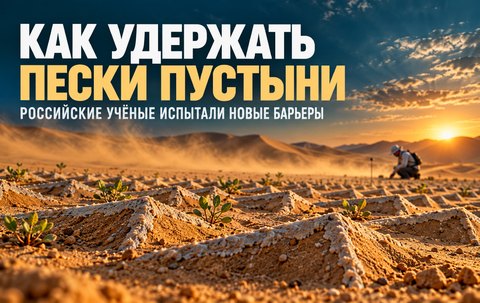 Удержать песок с помощью фермента: что показали испытания российских и китайских ученых