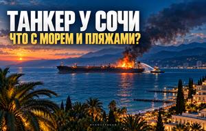 Пожар на танкере у Сочи: что известно о загрязнении моря и закрытии пляжей