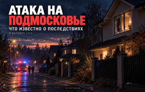 Атака на Подмосковье в ночь на 6 октября: что известно о погибших и поврежденных домах