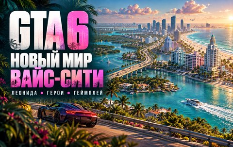 Мир GTA 6: как изменятся Vice City, погони и жизнь между заданиями