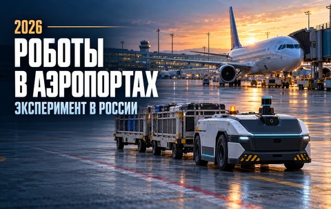 Беспилотная техника в шести аэропортах России: как устроен эксперимент и что он изменит для пассажиров