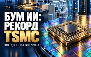 TSMC увеличила квартальную выручку примерно на 50%: что рекорд производителя чипов говорит о рынке