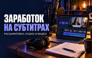 Заработок на субтитрах и расшифровке аудио: за что платят, если текст уже умеет делать ИИ