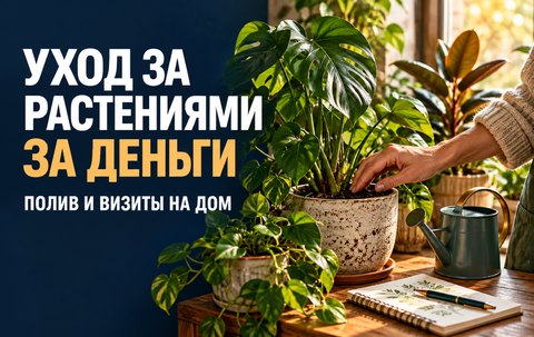 Заработок на уходе за растениями: как организовать визиты на время отпуска хозяев