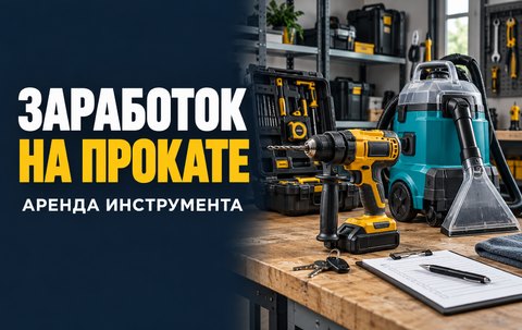 Аренда инструмента как заработок: сколько приносит вещь, которая часть месяца простаивает