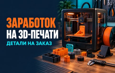 Заработок на 3D-печати деталей: почему клиент платит не за граммы пластика