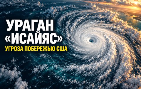 Ураган «Исайяс» усилился перед подходом к США: где его ждут и чем он опасен