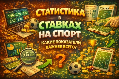 Статистика в ставках на спорт - какие показатели важнее всего?
