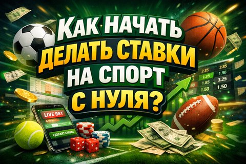 Как начать делать ставки на спорт с нуля?