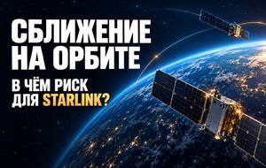 Сближение спутников на орбите: почему история с ICEYE заставила говорить о рисках для Starlink