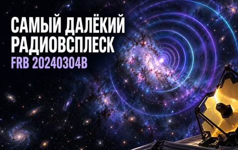 Сигнал из молодой Вселенной: «Уэбб» помог найти дом самого далёкого радиовсплеска