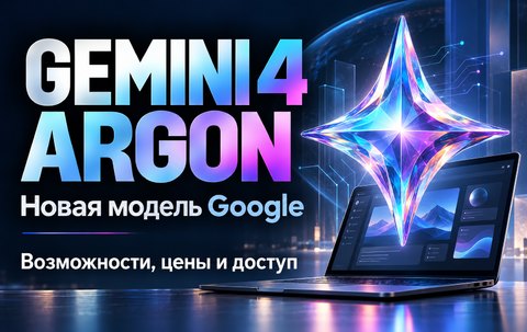 Gemini 4 Argon: что умеет новая нейросеть Google, сколько стоит и доступна ли в России