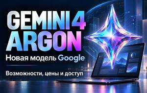 Gemini 4 Argon: что умеет новая нейросеть Google, сколько стоит и доступна ли в России