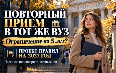 Отчисленным студентам могут закрыть повторное поступление в тот же вуз на пять лет: кого касается проект