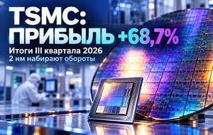 Прибыль TSMC выросла на 68,7%: что новый отчет говорит о рынке чипов и переходе на 2 нм