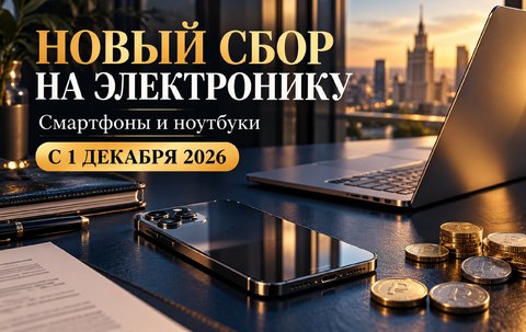 Технологический сбор с 1 декабря: сколько заплатят за смартфоны и ноутбуки и что это значит для покупателей