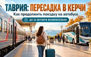 Поезда «Таврия» до 26 октября следуют до Керчи: кому нужен талон на автобус и как проходит пересадка