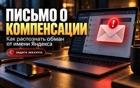 «Вам положена компенсация»: как письма от имени Яндекса превращают сбой в ловушку