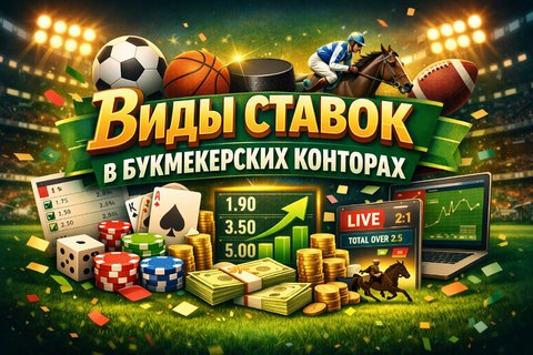 Виды ставок в букмекерских конторах