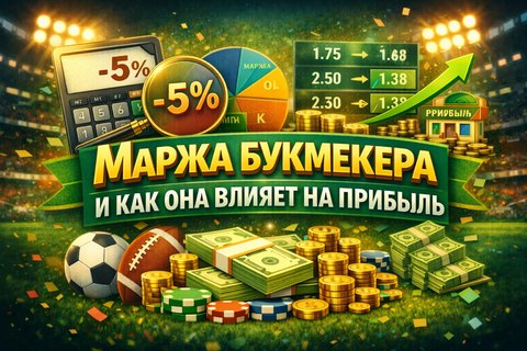 Маржа букмекера и как она влияет на прибыль
