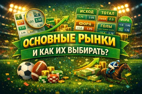 Основные рынки ставок и как их выбирать?