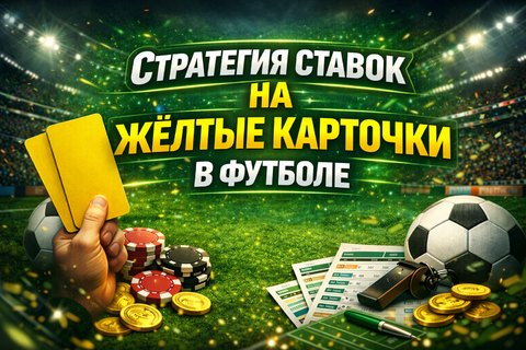 Стратегия ставок на жёлтые карточки в футболе.
