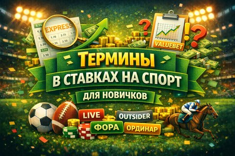 Термины в ставках на спорт для новичков