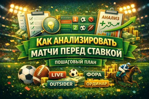 Как анализировать матчи перед ставкой - пошаговый план