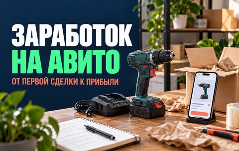 Как заработать на Авито в 2026 году: от первой продажи до расчёта прибыли