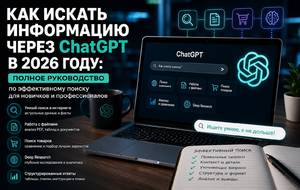 Как искать информацию через ChatGPT в 2026 году: полное руководство по эффективному поиску.