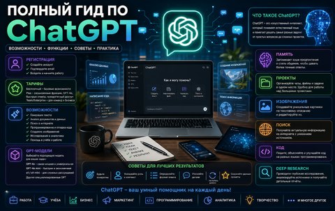 Полный гид по ChatGPT в 2026 году: как пользоваться искусственным интеллектом на максимум.